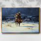 Bringing Christmas Home - Framed Gallery Wrapped Canvas in Floating Frame