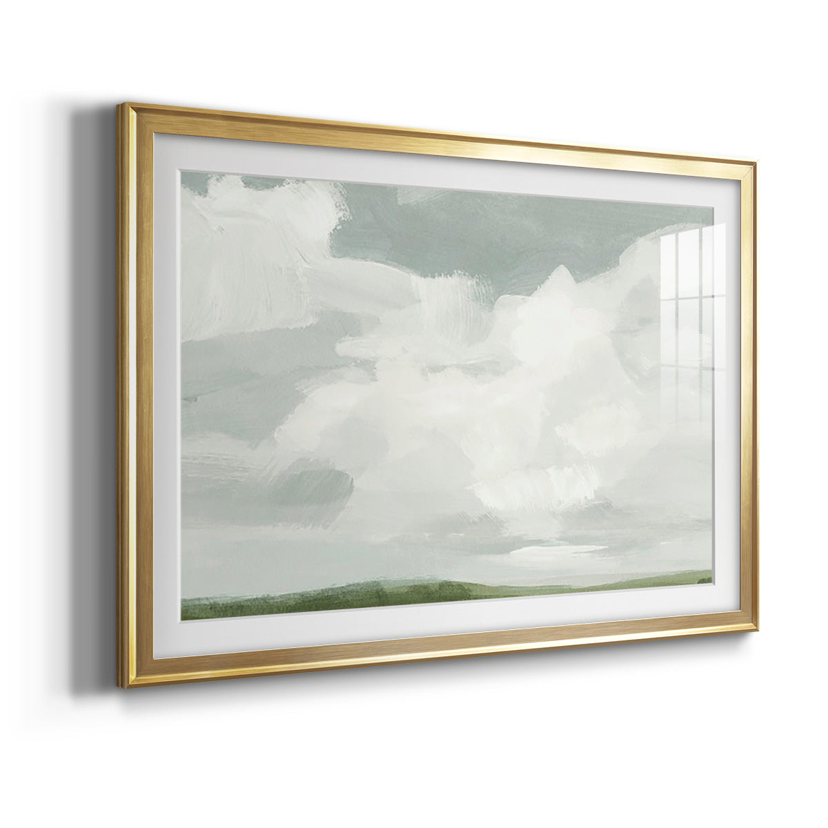 Gray Stone Sky I - Modern Framed Art Print