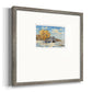 Autumn Barn - Double Matboard Framed Print