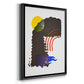 Shifting IV - Modern Framed Canvas Print