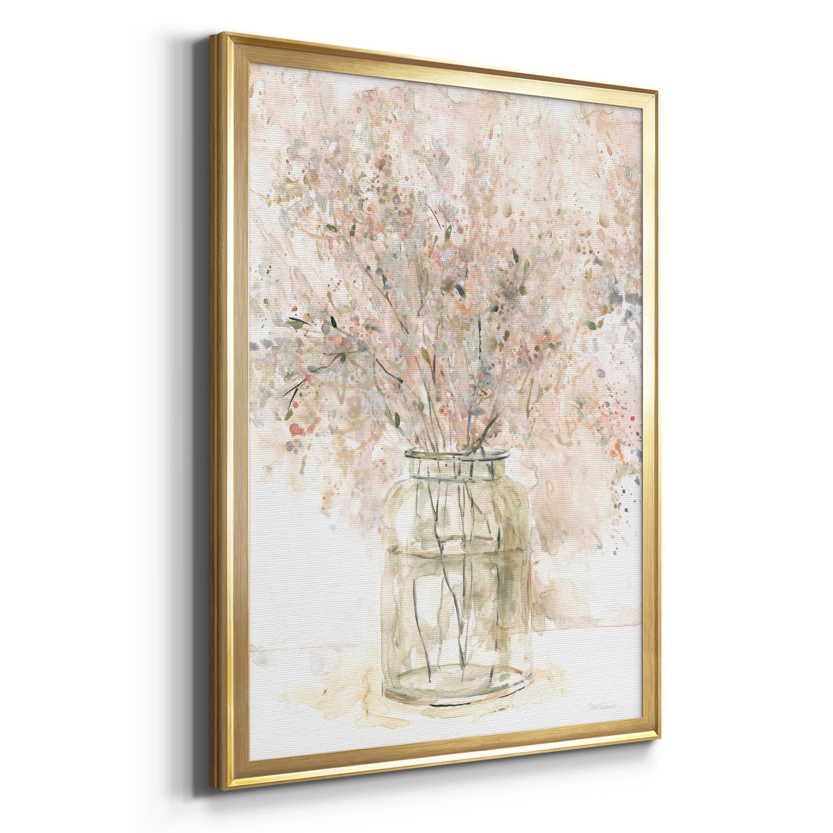 Delicate Arrangement II - Modern Framed Canvas Print