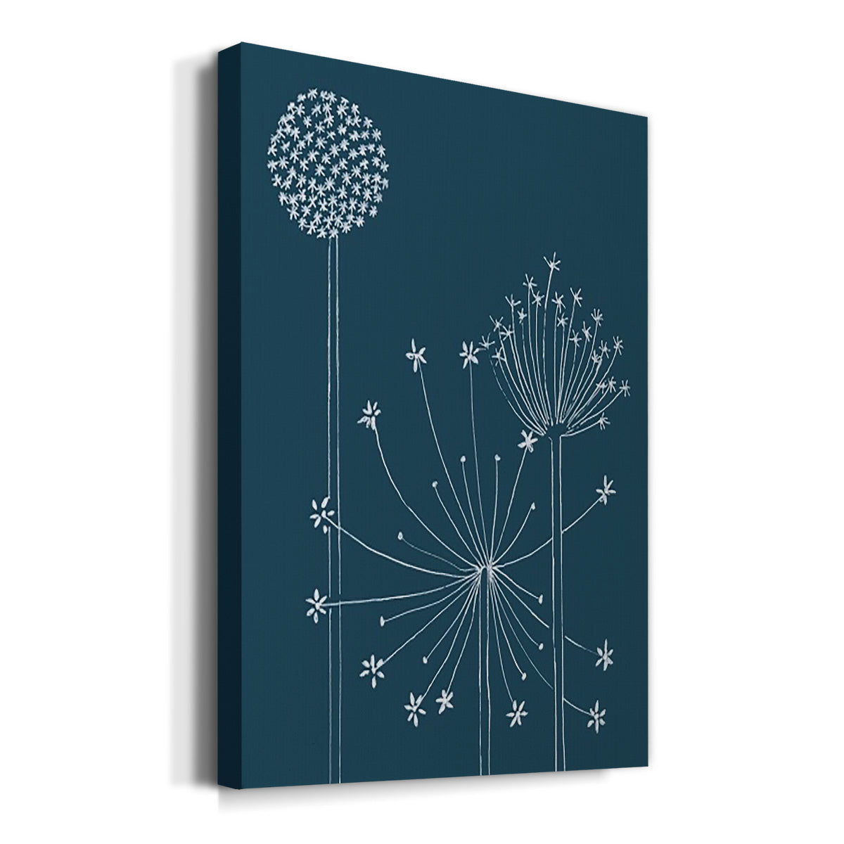 Graphic Alliums I Premium Gallery Wrapped Canvas - Ready to Hang