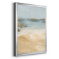 Tranquil Beach I - Modern Framed Canvas Print