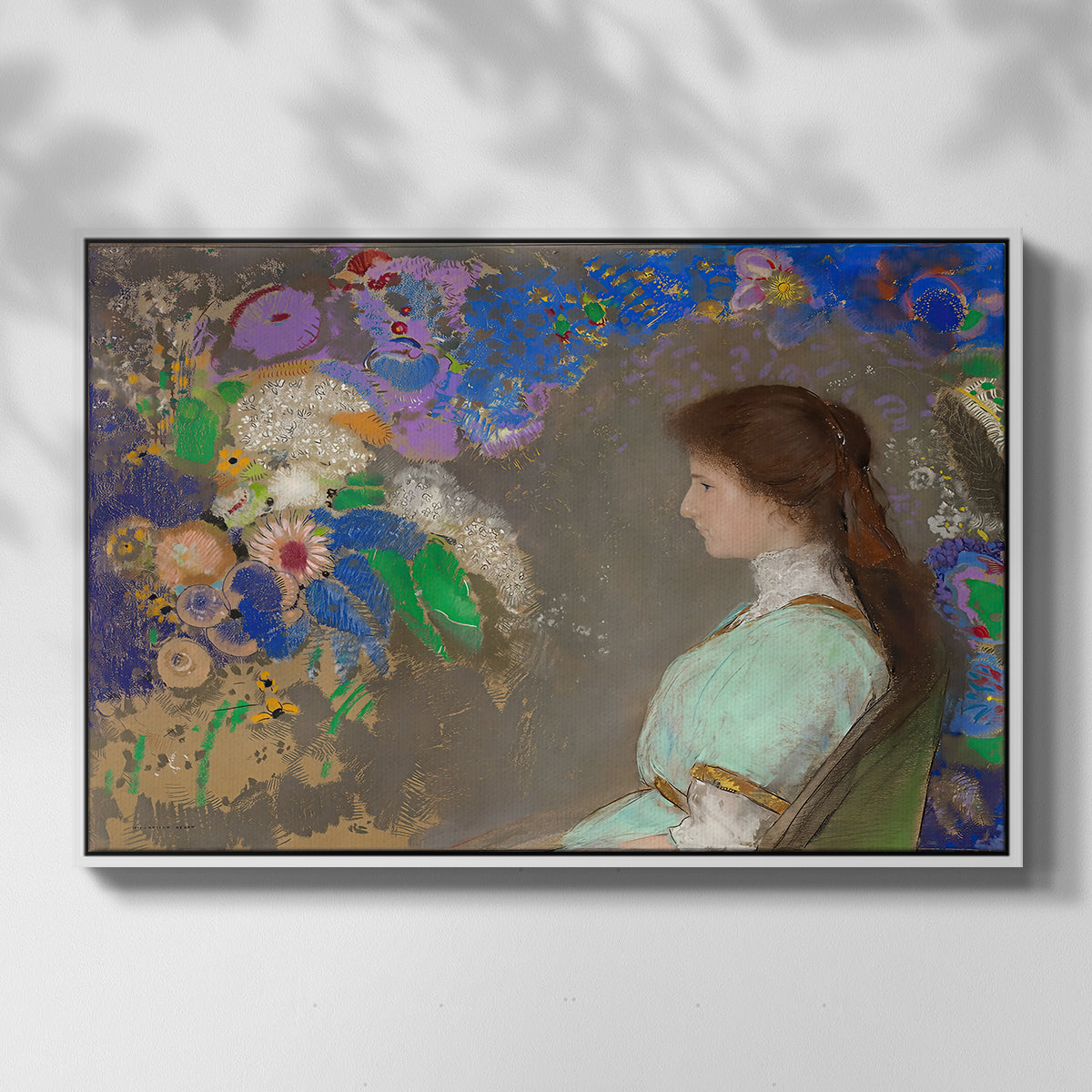 Portrait of Violette Heymann, 1910 - Floater Framed Canvas Print