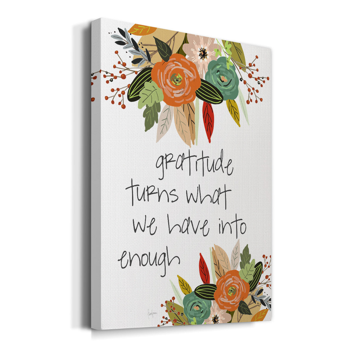 Illustrated Impressions II - Canvas Art Print