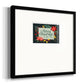 Bright Christmas Night  I Premium Framed Print Double Matboard