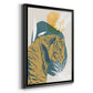 Jungle Cat I - Modern Framed Canvas Print