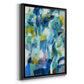 Green Passage - Modern Framed Canvas Print