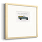 Farmers Market Truck Premium Framed Print Double Matboard