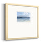 Beach Trio Premium Framed Print Double Matboard