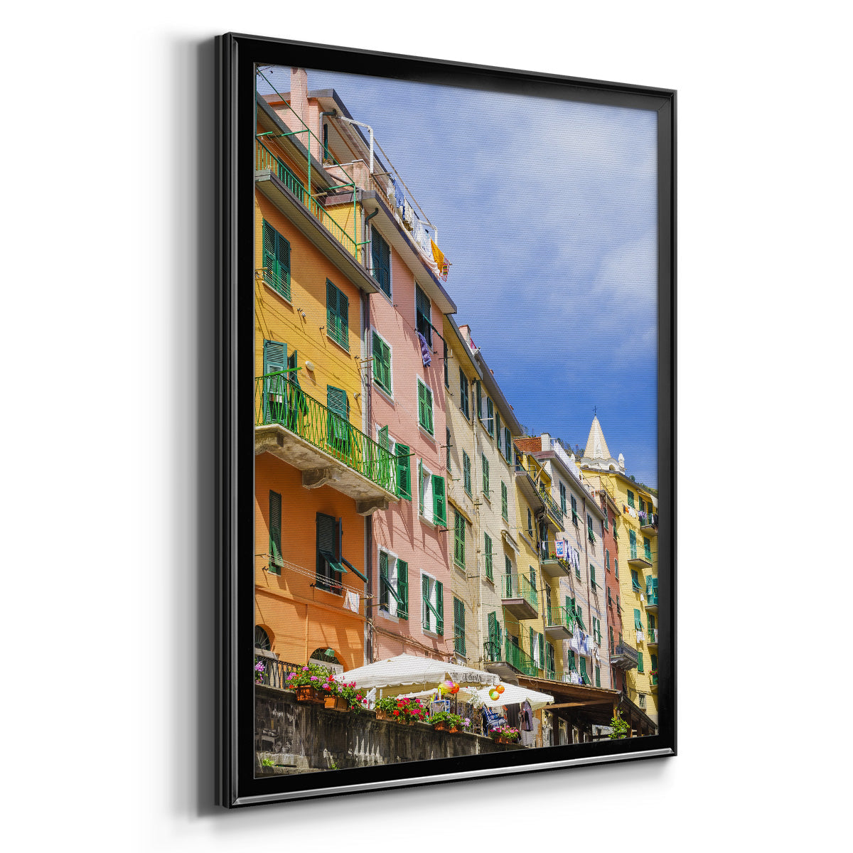 Cinque Terre - Modern Framed Canvas Print