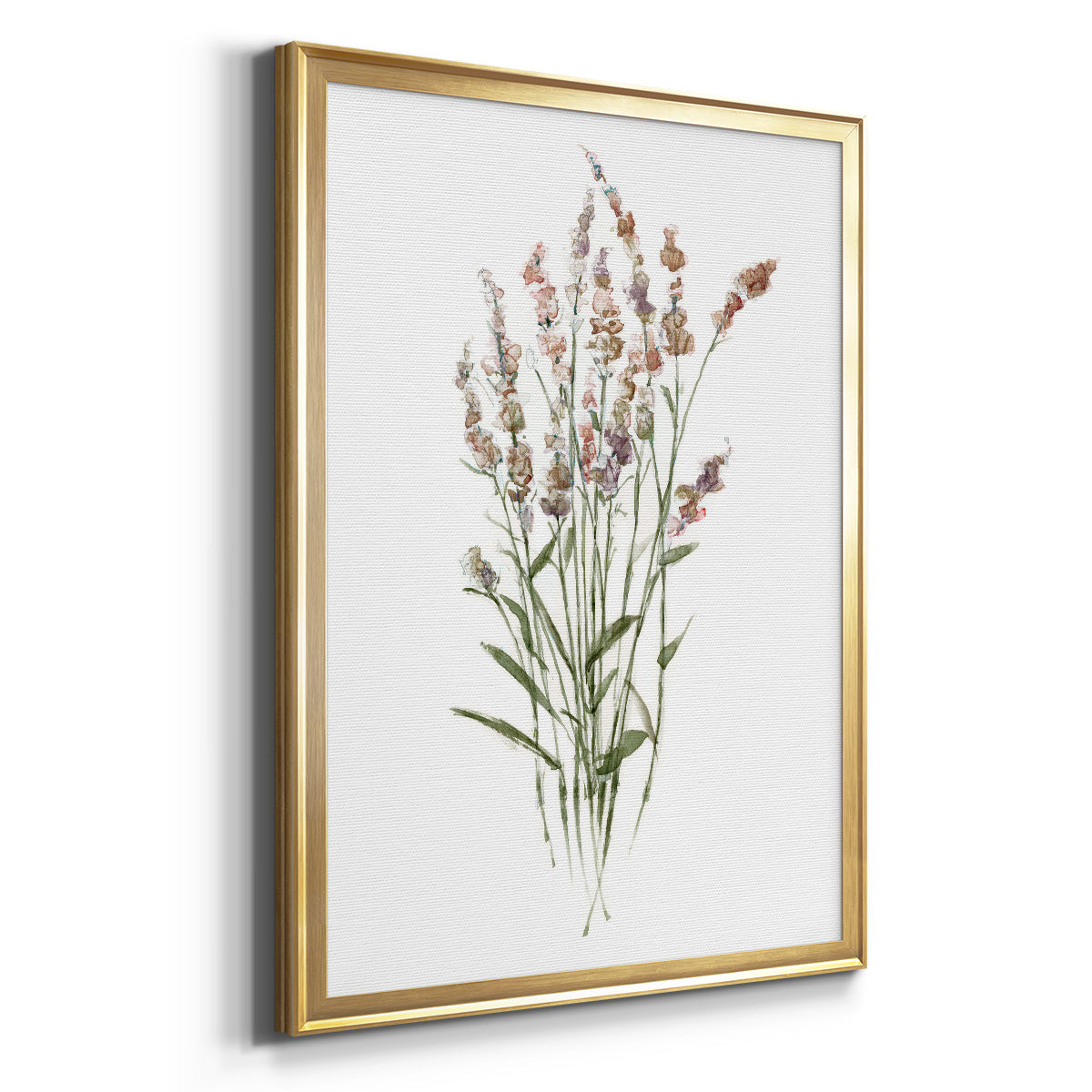 Dainty Botanical II - Modern Framed Canvas Print