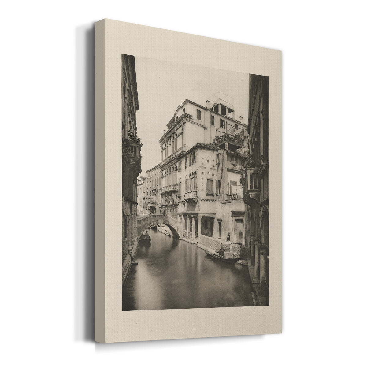 Vintage Views of Venice VI Premium Gallery Wrapped Canvas - Ready to Hang