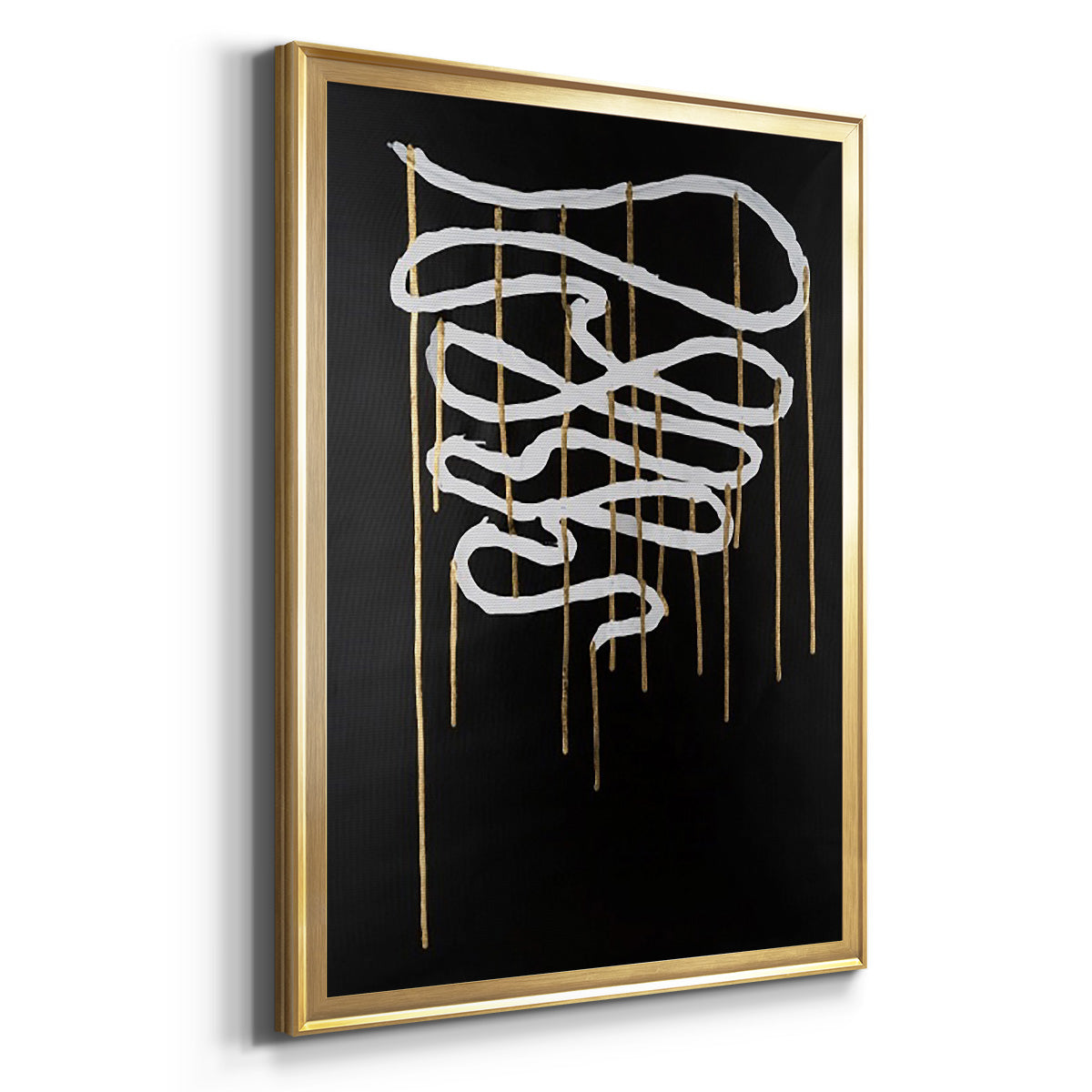 Weeping Ribbon II - Modern Framed Canvas Print