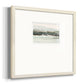 Turquoise Marsh I Premium Framed Print Double Matboard