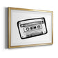 Cassette Sketch Premium Framed Print - Ready to Hang