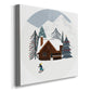 Ski Slope Collection C-Premium Gallery Wrapped Canvas - Ready to Hang