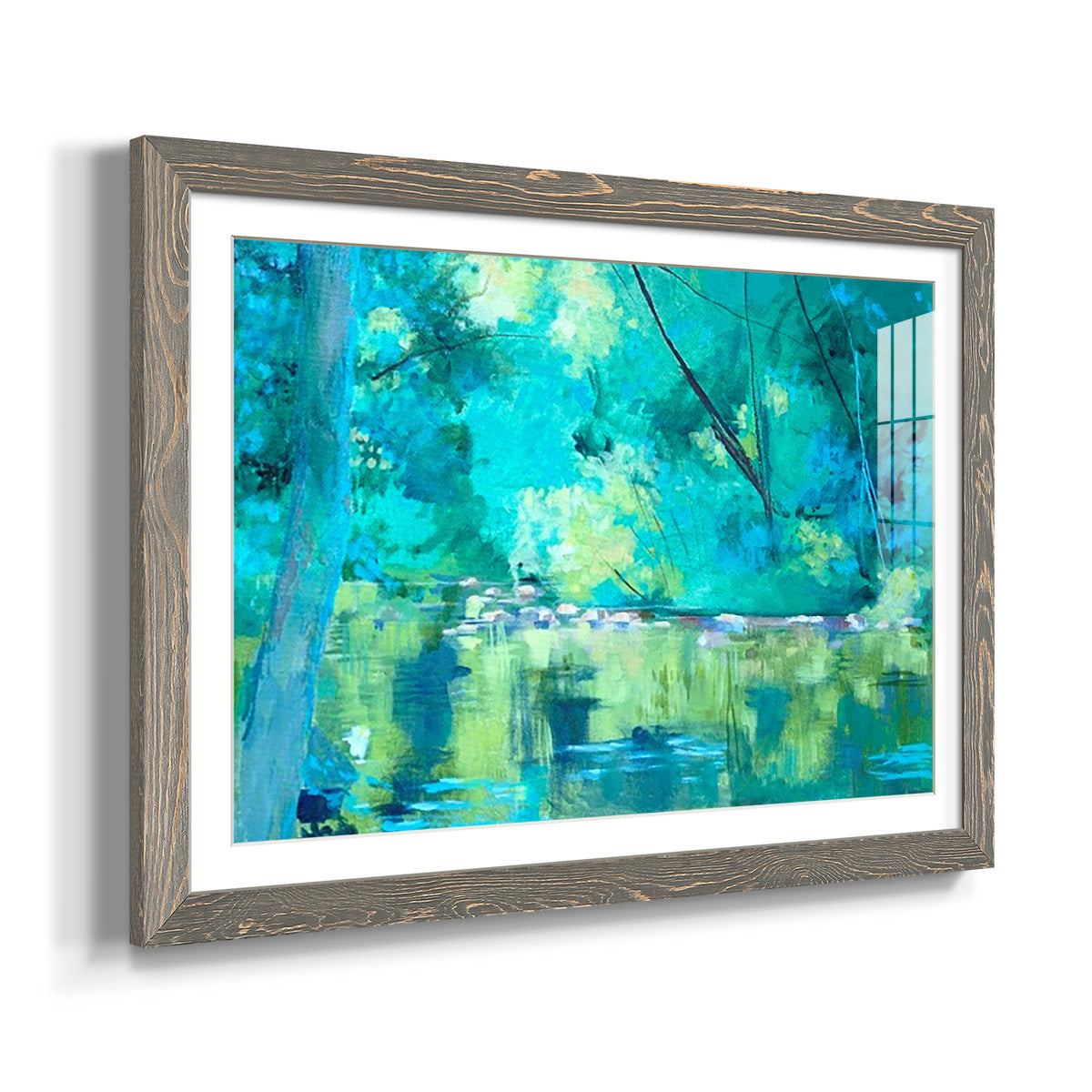 Housatonic River - Barnwood Framed Art Print