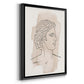 Greek Busts IV - Modern Framed Canvas Print