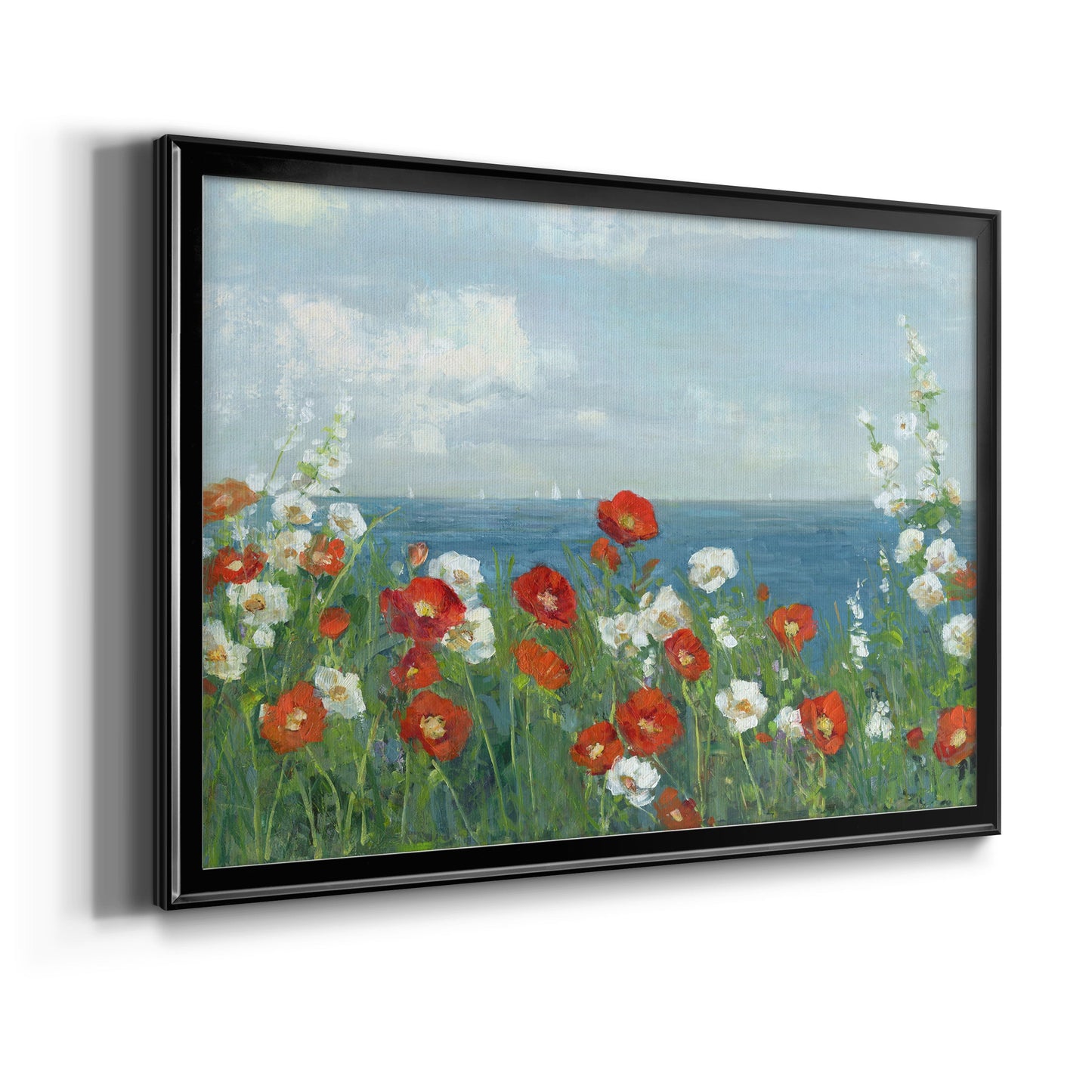 Through the Flowers Premium Classic Framed Canvas - Ready to Hang