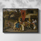 A Village Fair, c. 1567-1569 - Floater Framed Canvas Print