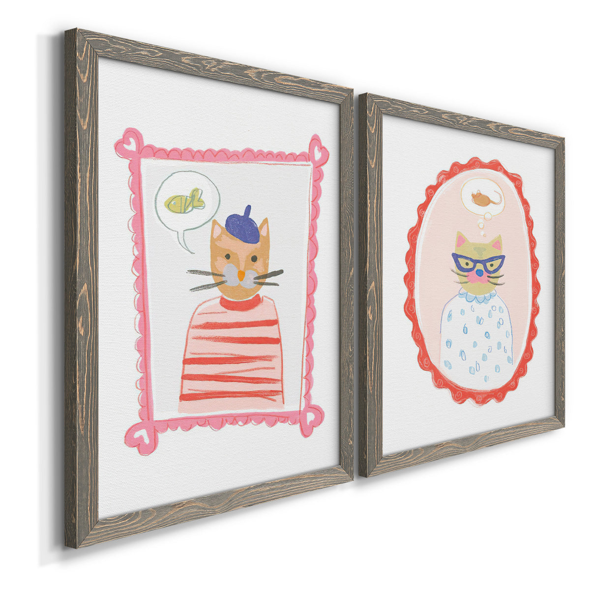 Cameo Characters I - Premium Framed Canvas 2 Piece Set - Ready to Hang