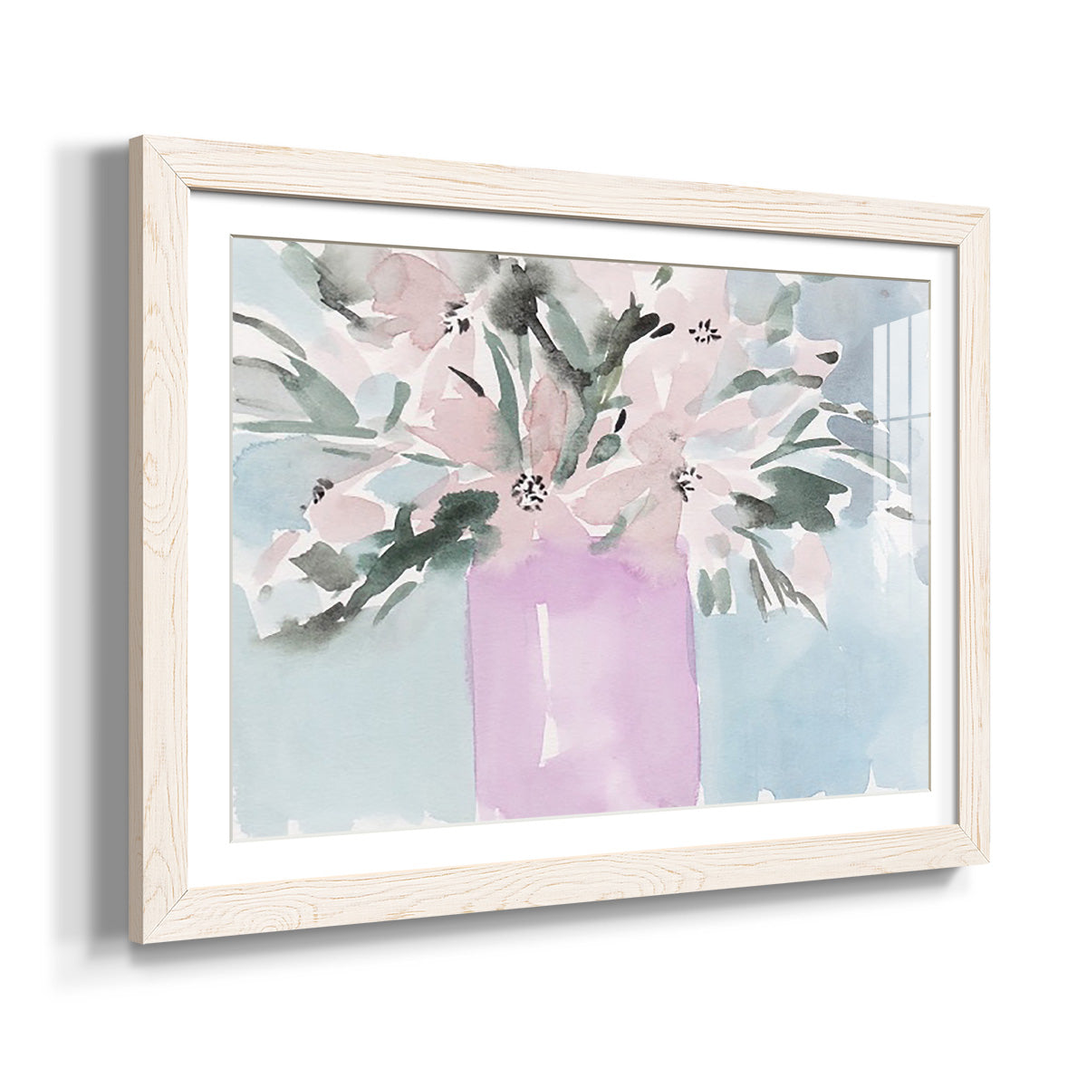 Broken Flowers II - Barnwood Framed Art Print