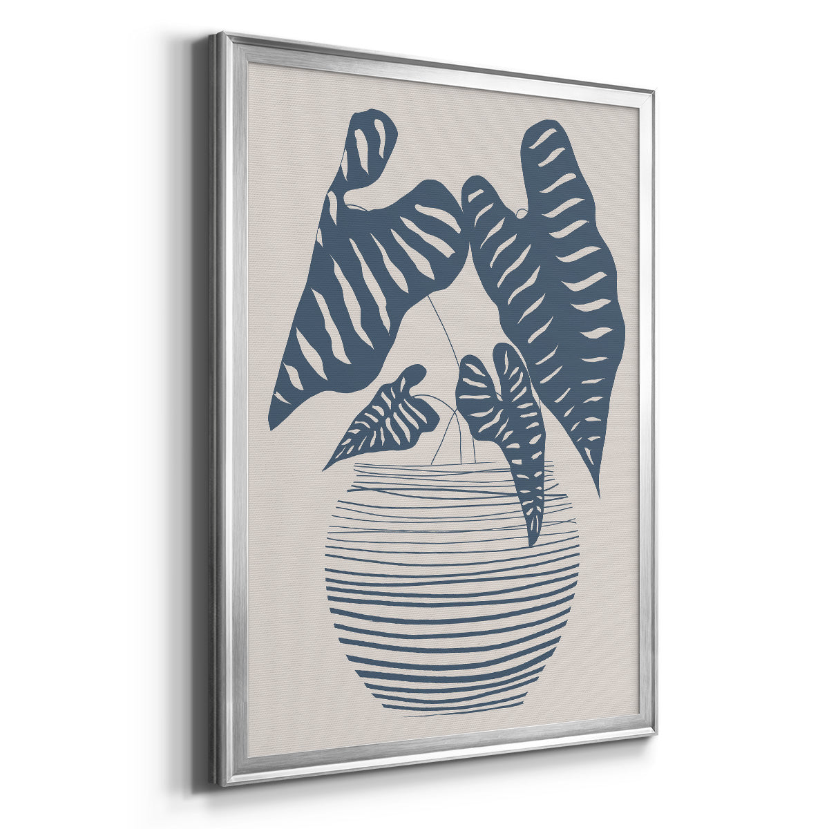 Wired in Monochrome I - Modern Framed Canvas Print