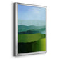 Blue Ridge Fade I - Modern Framed Canvas Print