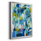 Green Passage - Modern Framed Canvas Print