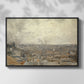View from Montmartre, 1886 - Floater Framed Canvas Print