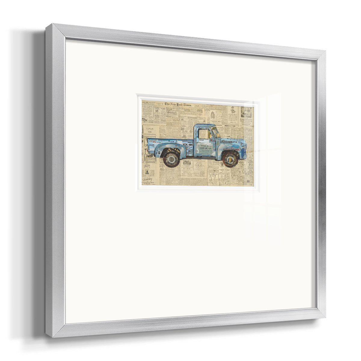 George’s ’53 Ford- Premium Framed Print Double Matboard