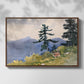 North Woods Club, Adirondacks, 1892 - Floater Framed Canvas Print