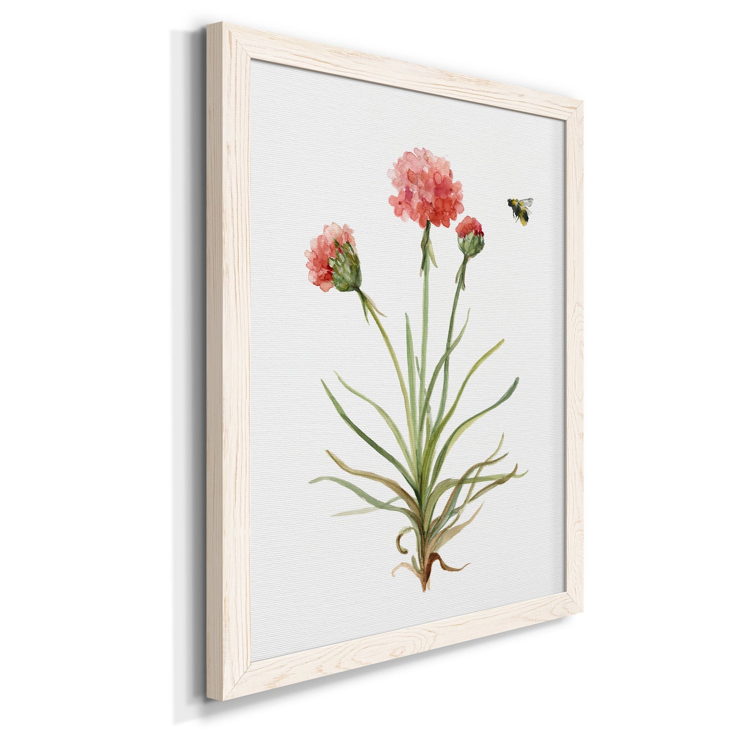 Wildflower Botanical III - Barnwood Framed Canvas Print