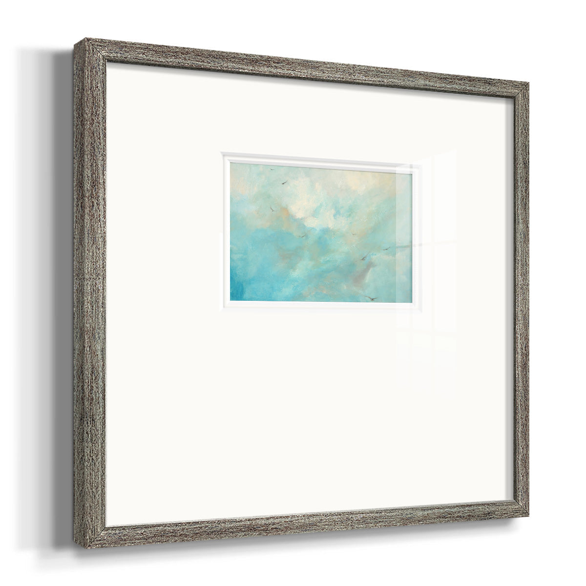 Flying Home  Premium Framed Print Double Matboard