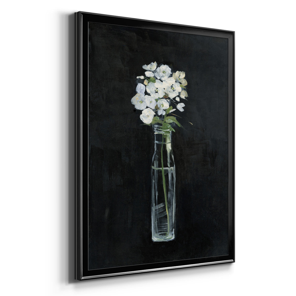 Sophisticated Farm Floral - Modern Framed Canvas Print