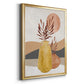 Adobe Moon I - Modern Framed Canvas Print