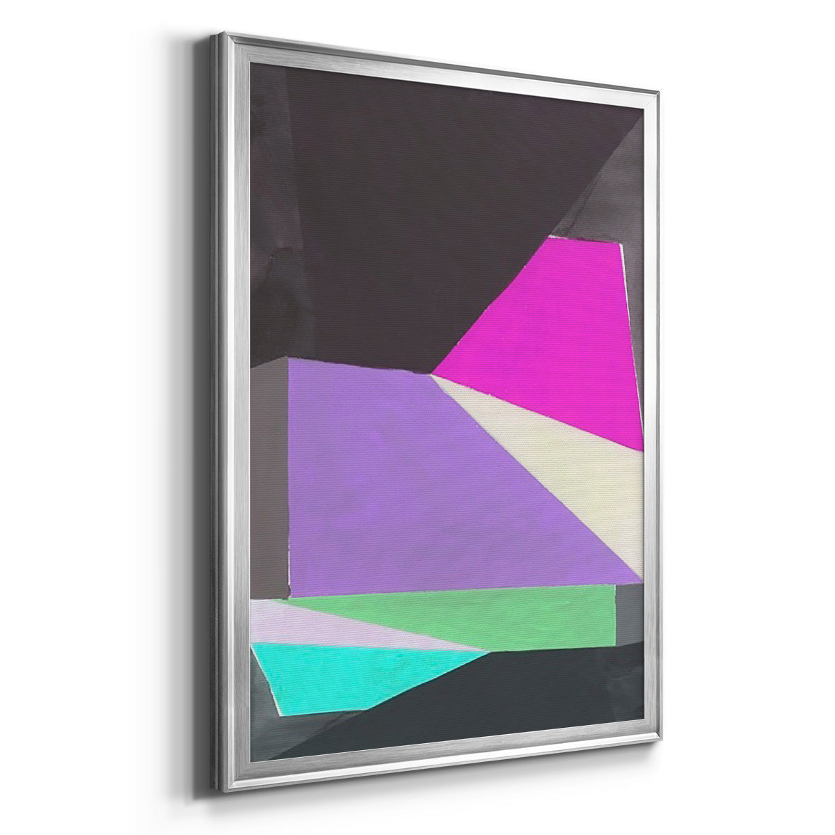 Chop III - Modern Framed Canvas Print