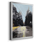 The Road Less Traveled - Modern Framed Canvas Print