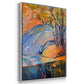 Cadmium Winter Solstice I - Framed Premium Gallery Wrapped Canvas L Frame 3 Piece Set - Ready to Hang