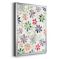 Faded Flowers I - Modern Framed Canvas Print