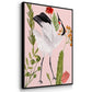 Birds in Motion IV - Framed Premium Gallery Wrapped Canvas L Frame 3 Piece Set - Ready to Hang