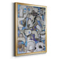 Mediterranean Port I - Modern Framed Canvas Print