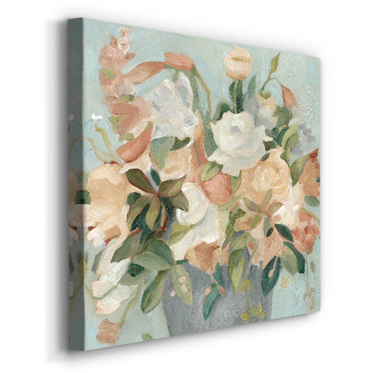 Soft Pastel Bouquet II - Canvas Art Print