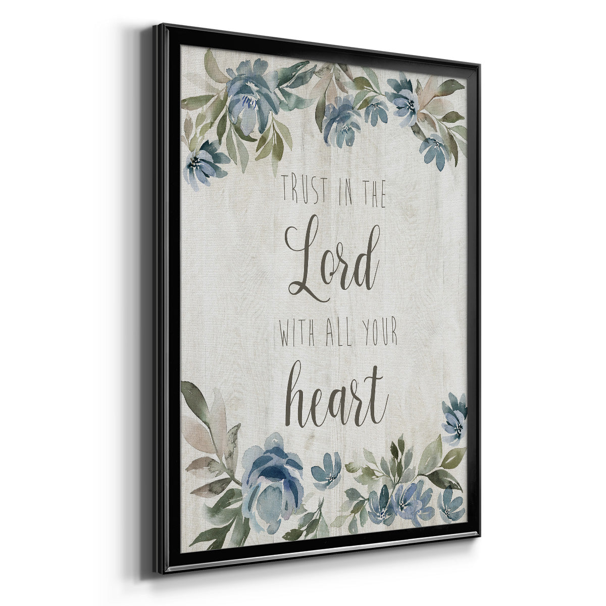 Trust in the Lord - Modern Framed Canvas Print