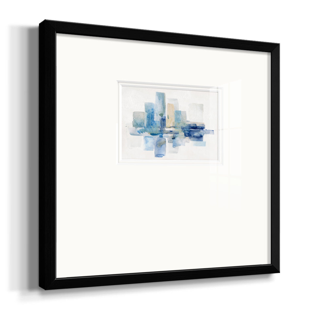 Soft Skyline I Premium Framed Print Double Matboard