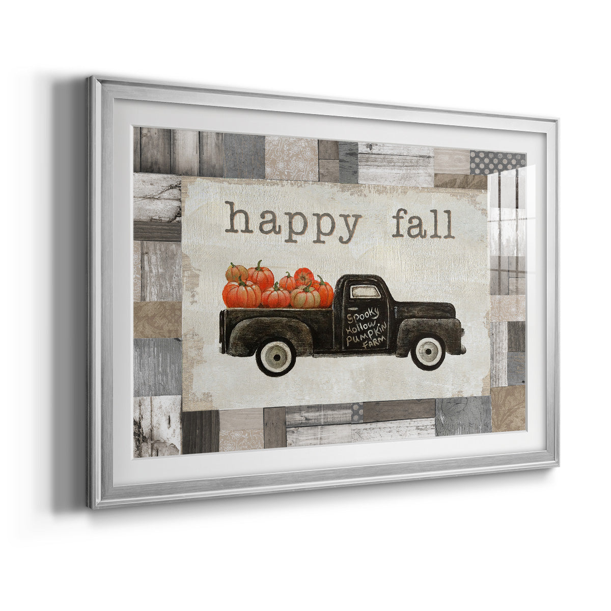 Spooky Hollow Farm - Modern Framed Art Print
