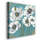 Lakeside Poppies II - Canvas Art Print