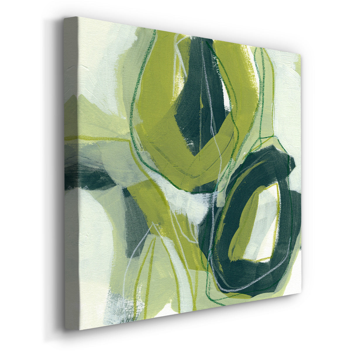 Verdigris Motion II-Premium Gallery Wrapped Canvas - Ready to Hang