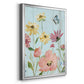 Wildflower Flutter II - Modern Framed Canvas Print